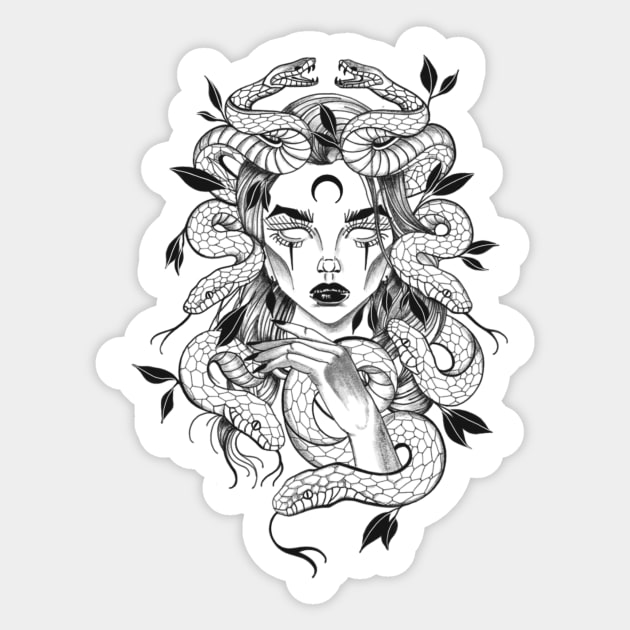 Medusa Sticker by Rachellily